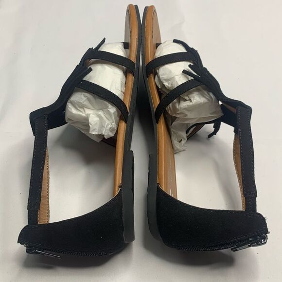 BC FOOTWEAR MALTESE II FRINGE SANDAL Black Size 7 - Picture 7 of 11